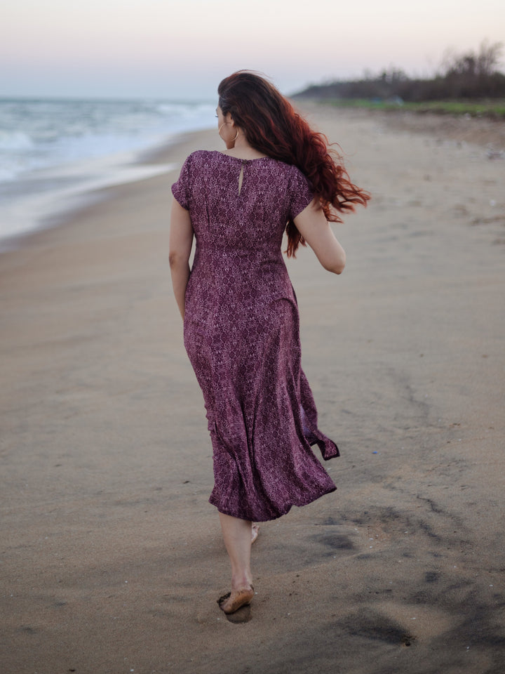 Light Pink dress. Back angle