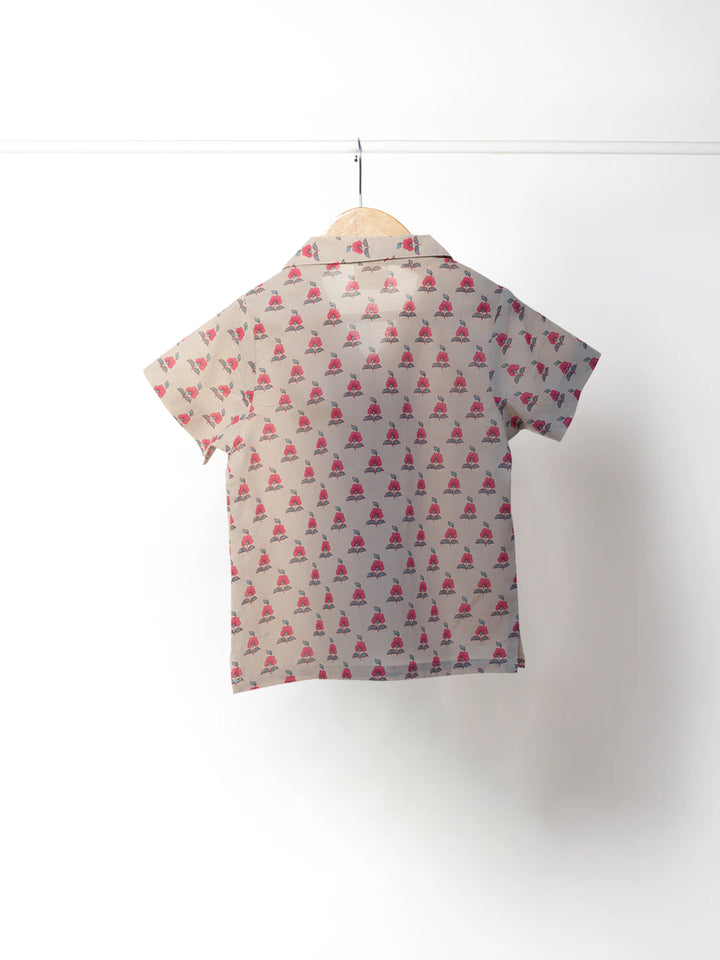 Floral Escape - Boys Summer Resort Shirt