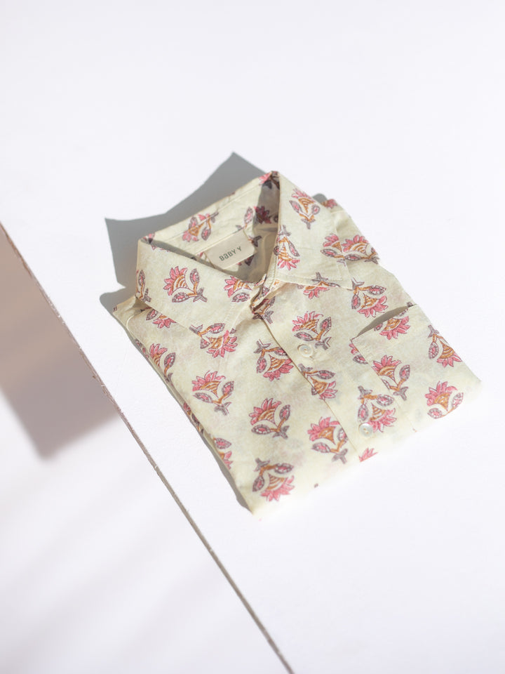 Humming Blooms - Boys Summer Resort Shirt
