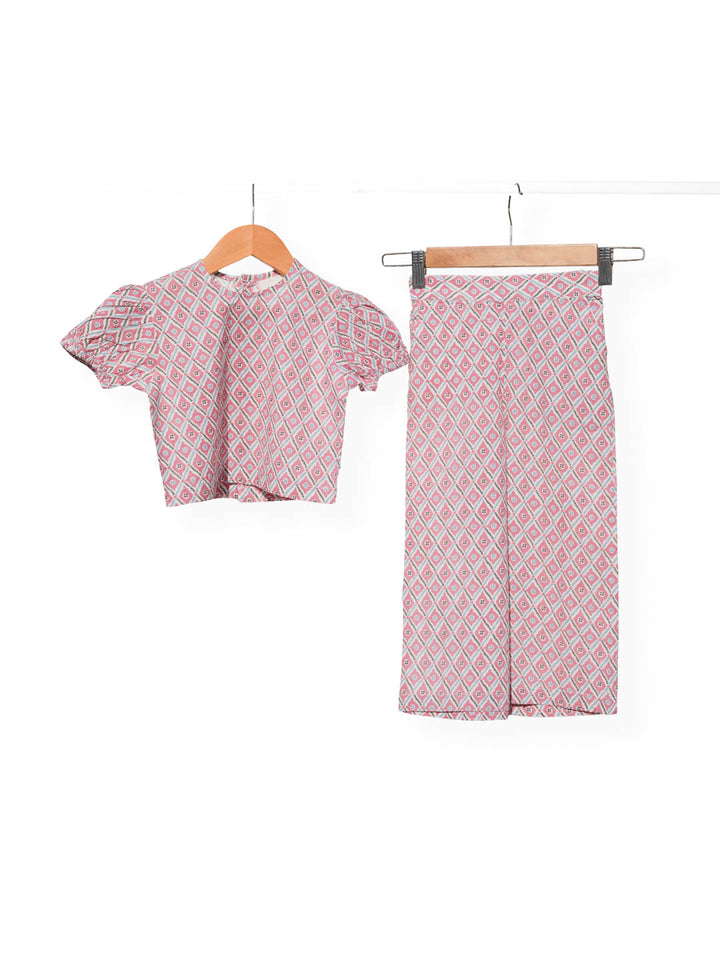 Pink Diamond - Girls Cotton Co-ord Set