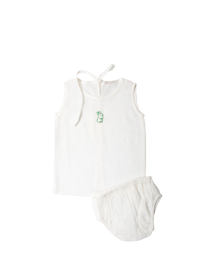 Infant Set - Embroidered - Bunny