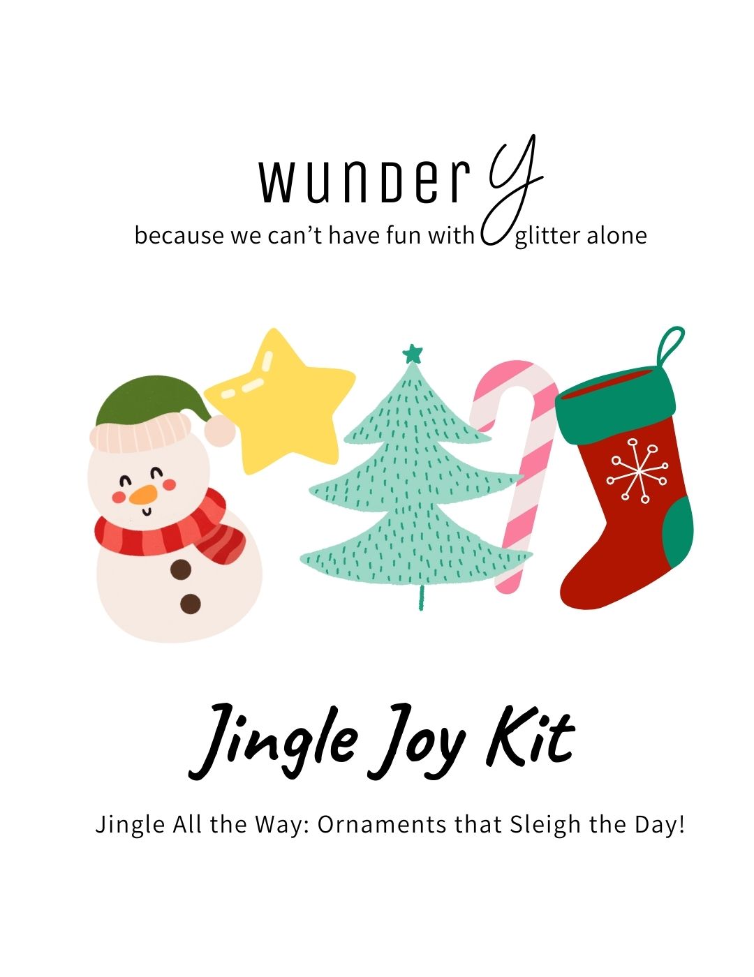 Jingle Joy DIY Kit - Christmas Ornaments Craft Set