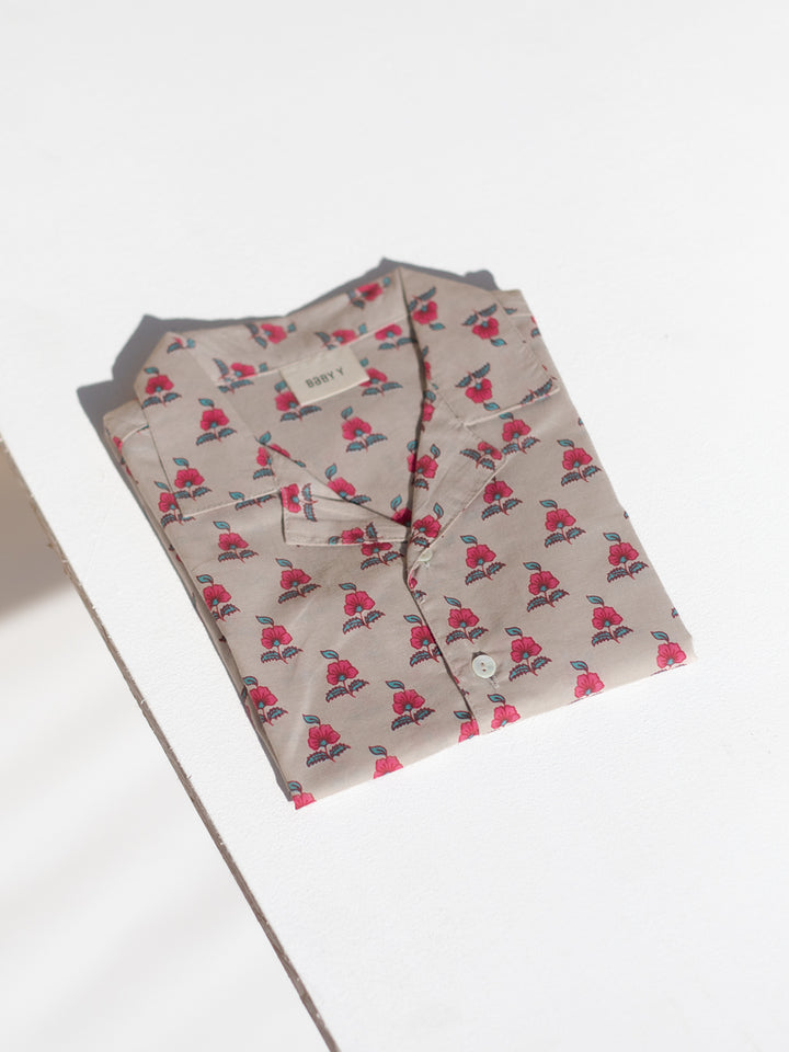 Floral Escape - Boys Summer Resort Shirt