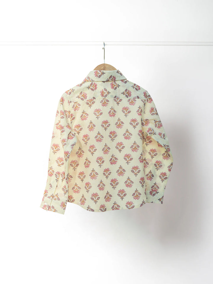 Humming Blooms - Boys Summer Resort Shirt