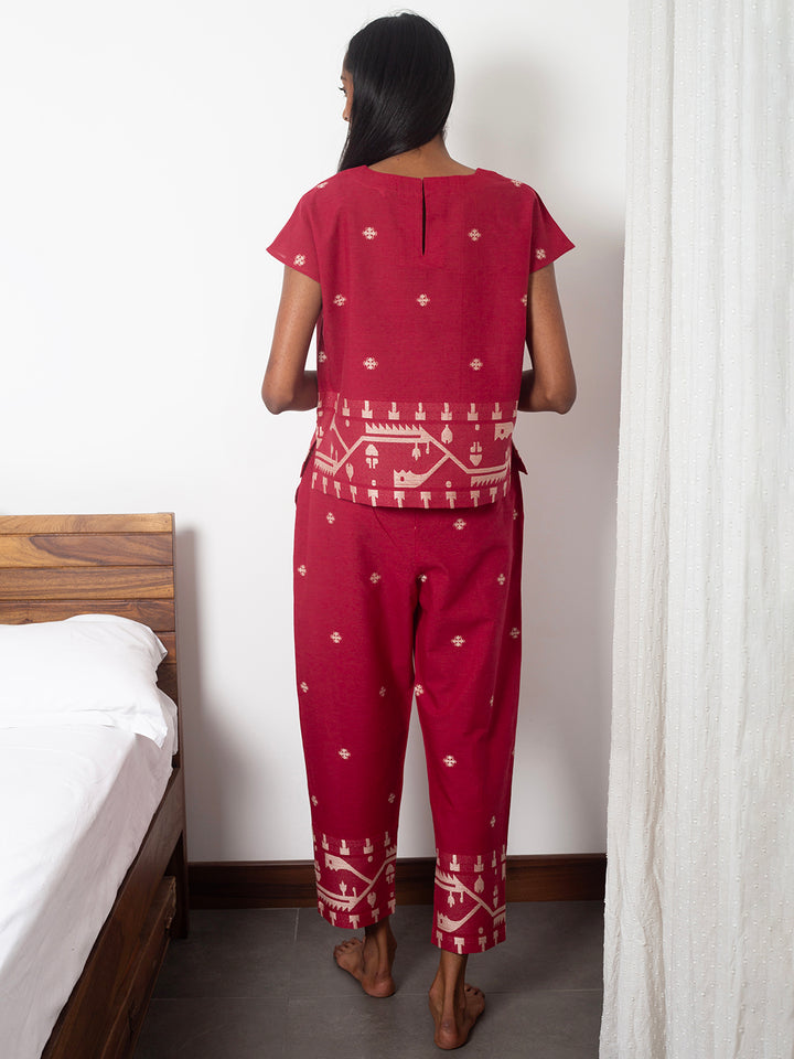 Cherry Flame Pyjama Set