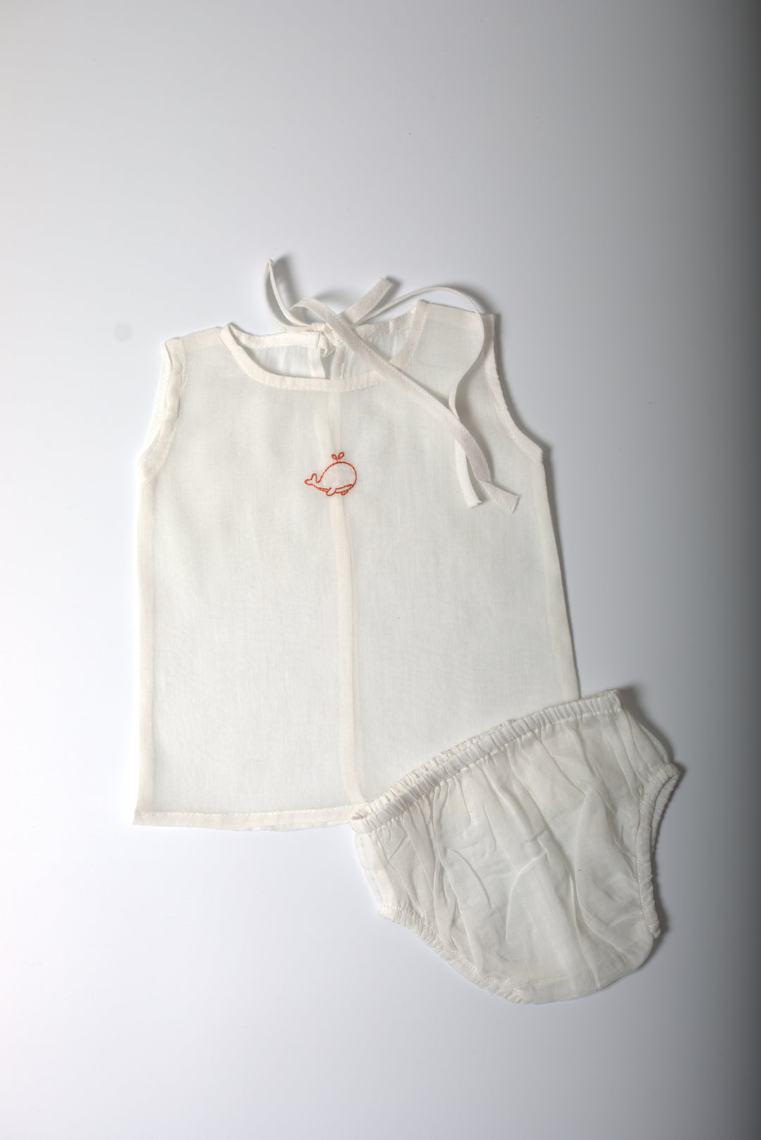 Infant Set - Embroidered - Baby Whale