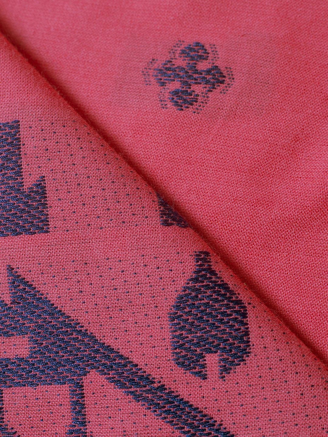 Pink shorts set, fabric close up