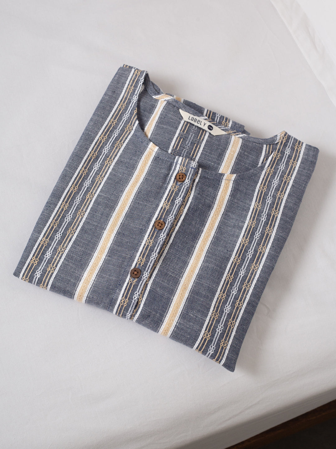 Grey Night Shirt, Flat lay