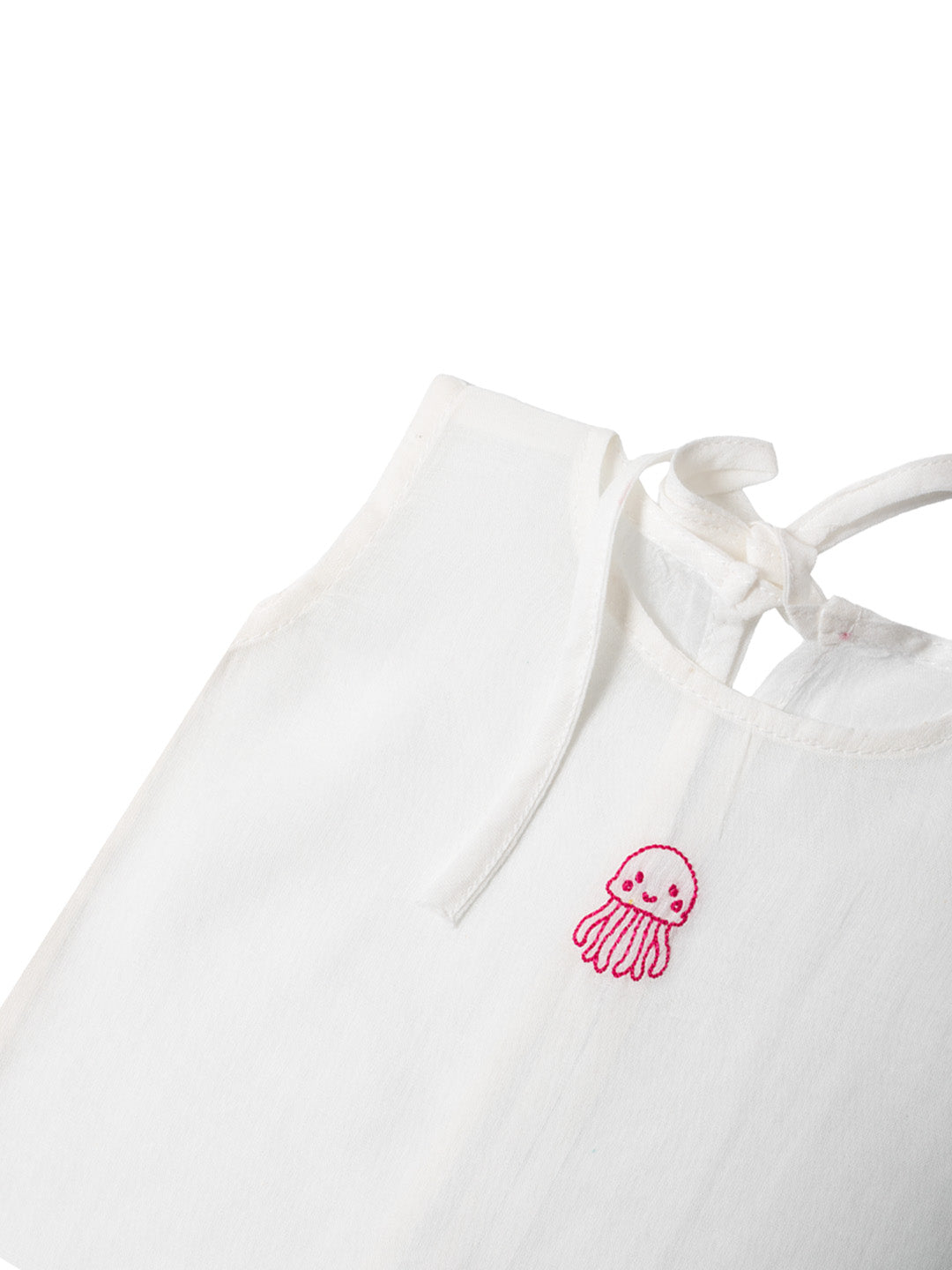 Infant Set - Embroidered - Jelly Fish