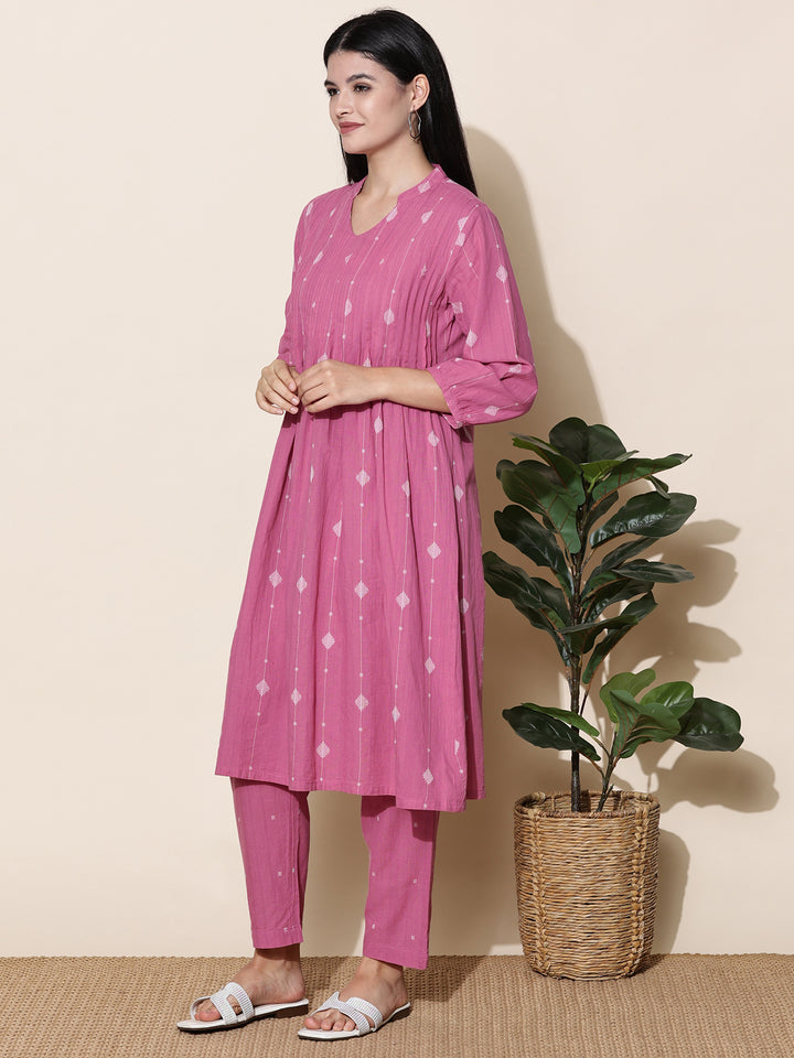 Pink Pearl Kurta Set