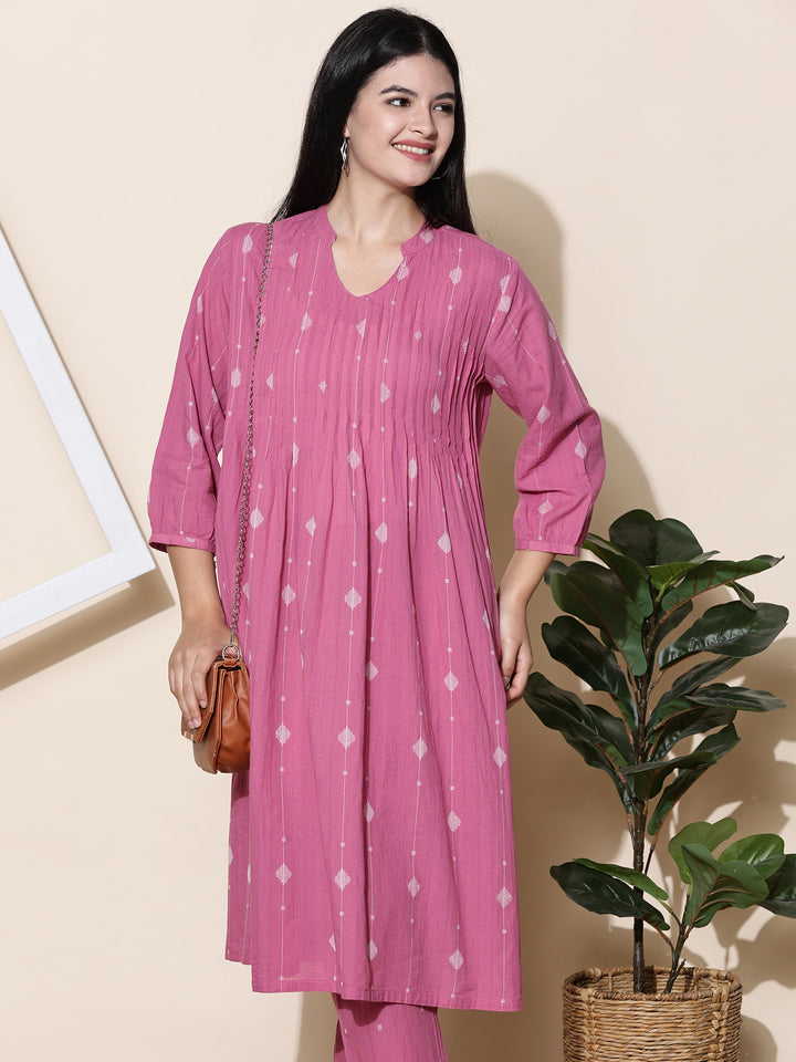 Pink Pearl Kurta Set