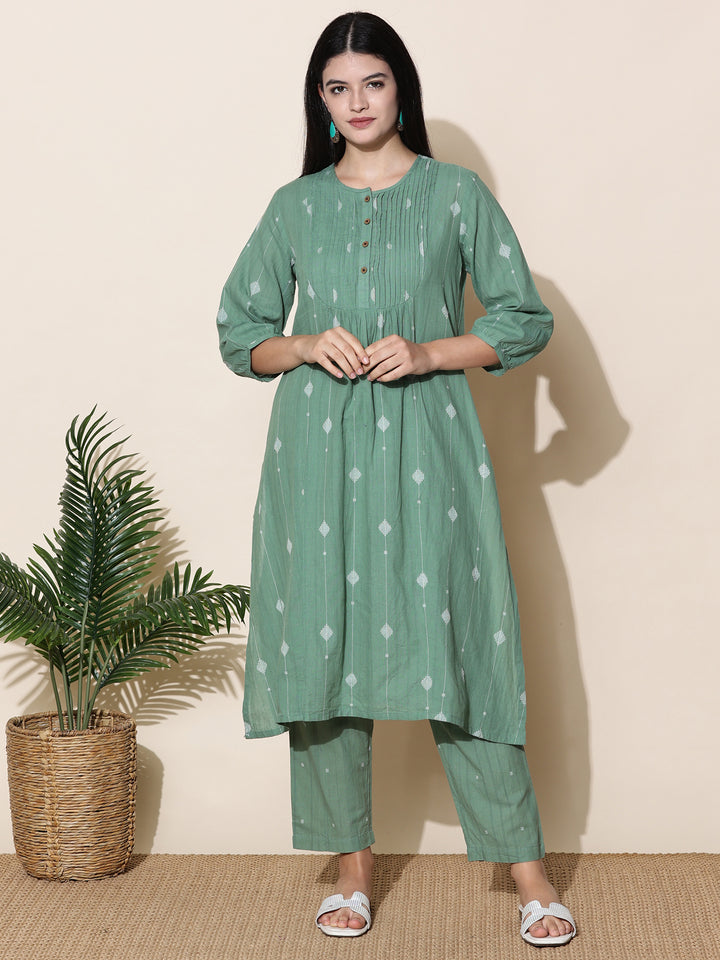 Sage Breeze Kurta Set