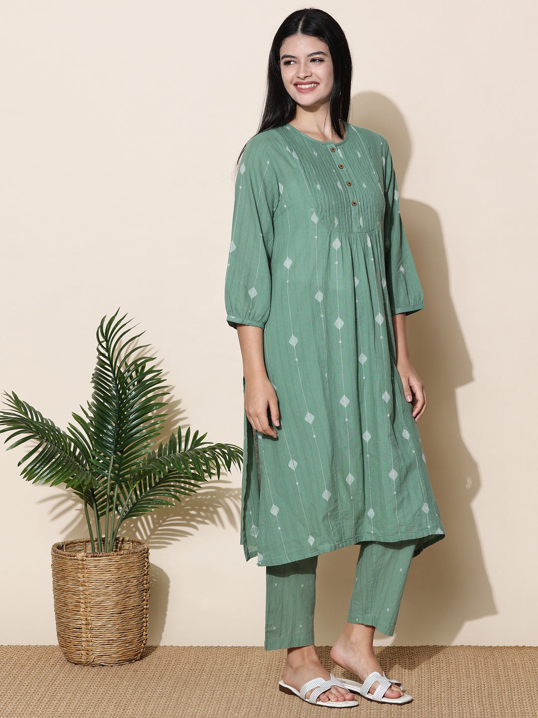 Sage Breeze Kurta Set