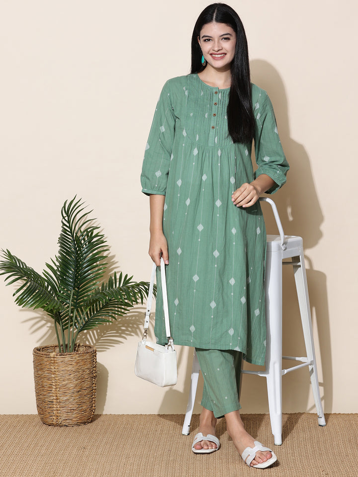 Sage Breeze Kurta Set