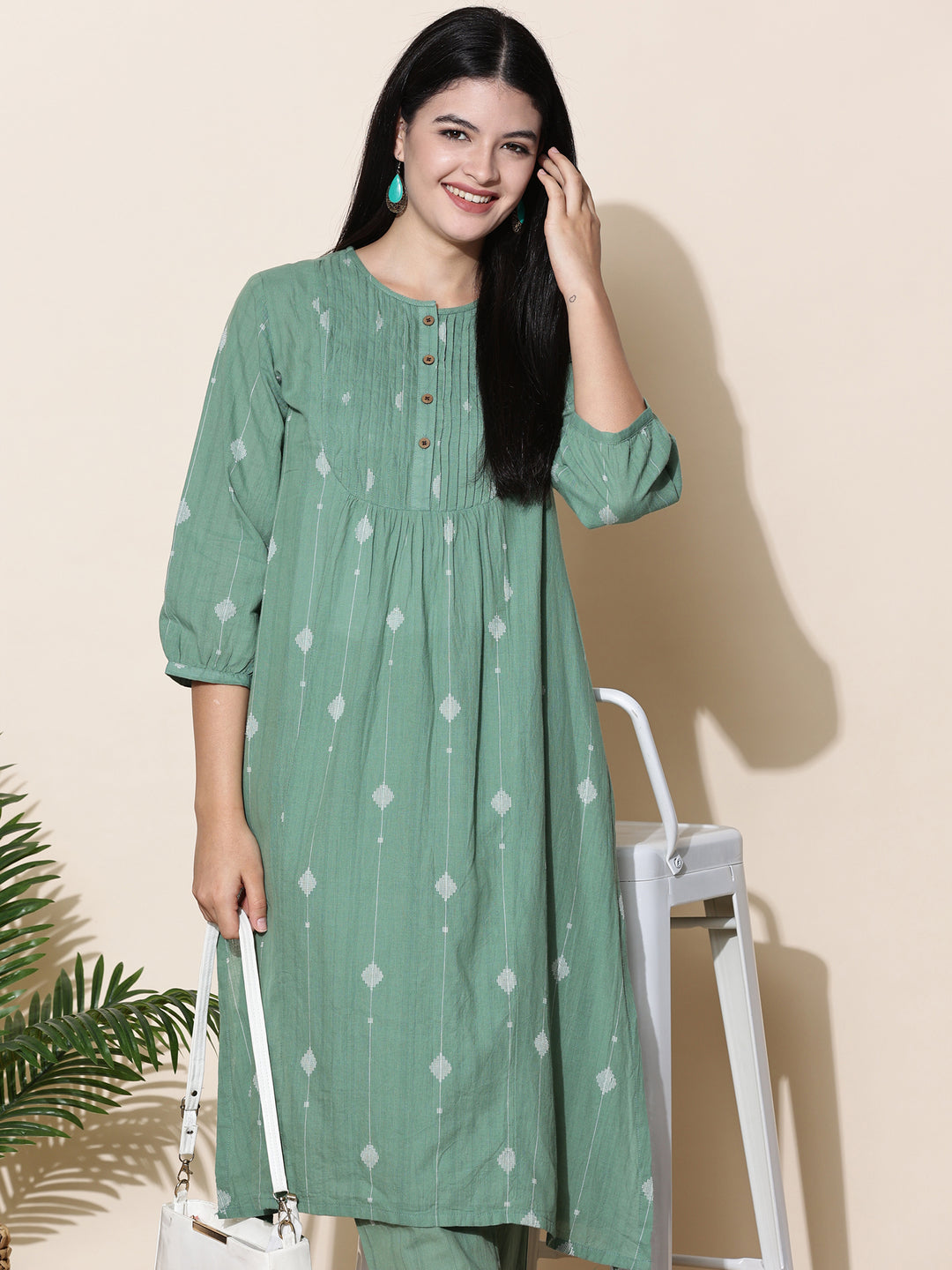 Sage Breeze Kurta Set