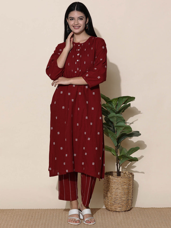 Scarlet Dream Kurta Set