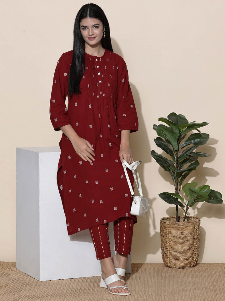 Scarlet Dream Kurta Set