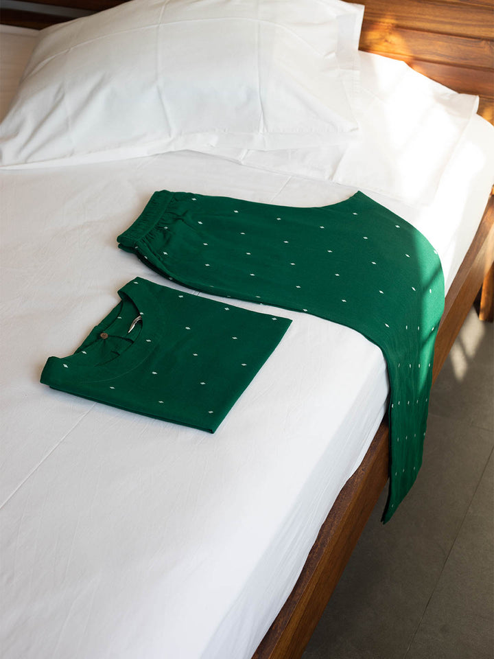 Emerald Breaths Pyjama Set