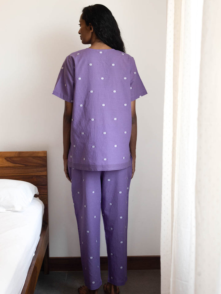 Lilac Drizzle Pyjama Set