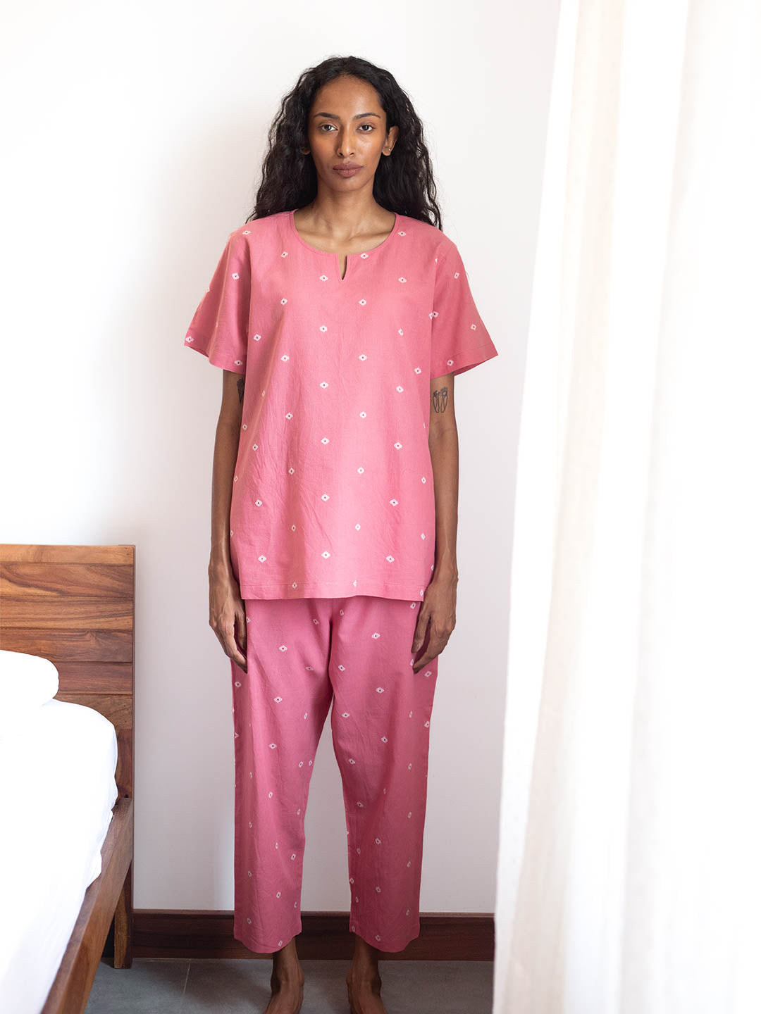 Pink Diamond Pyjama Set