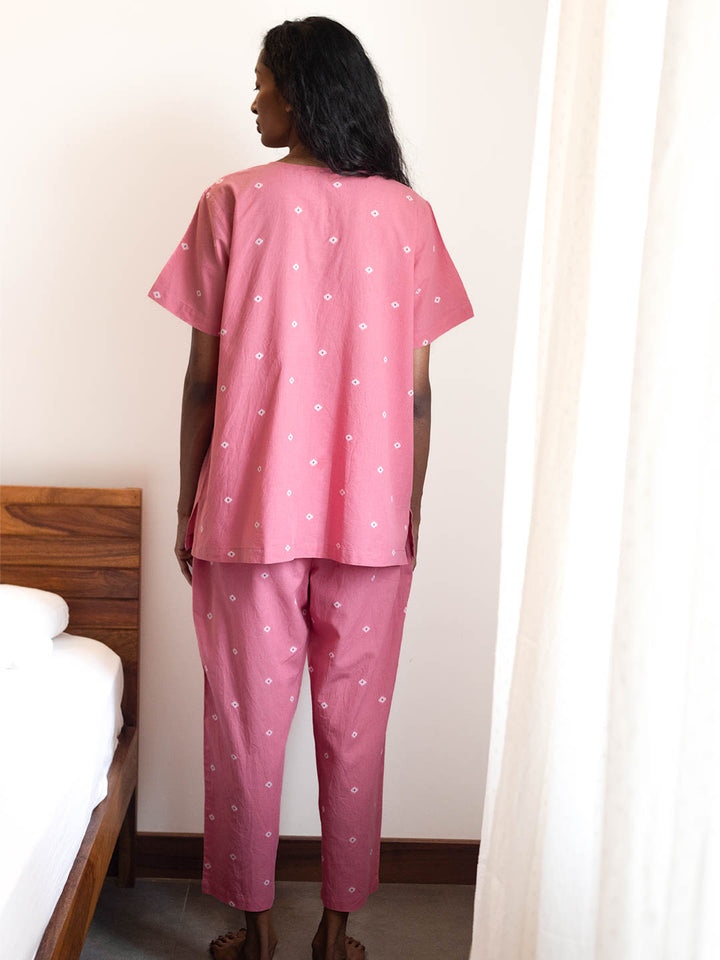 Pink Diamond Pyjama Set