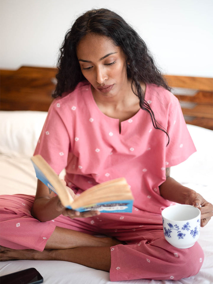 Pink Diamond Pyjama Set