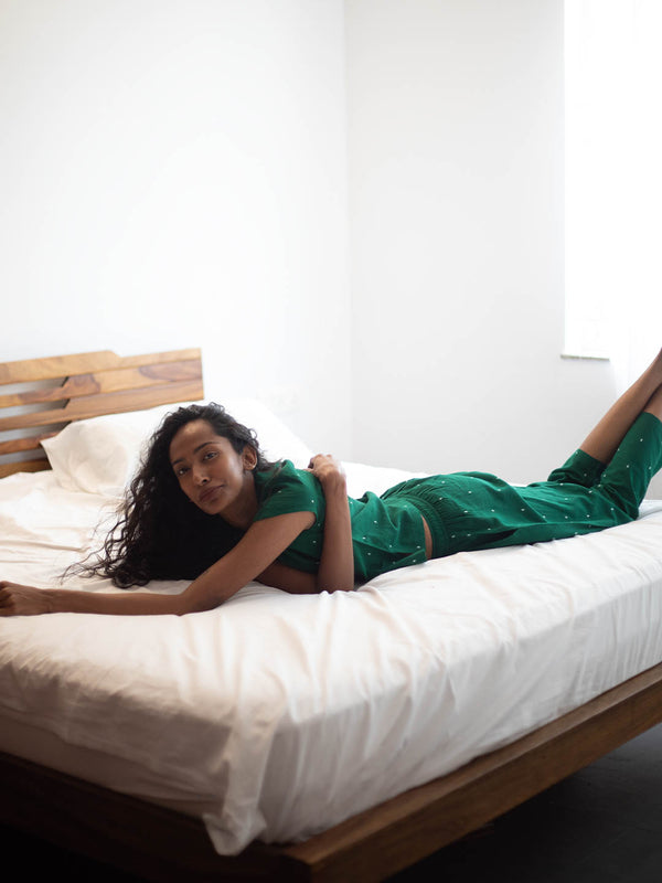 Emerald Breaths Pyjama Set