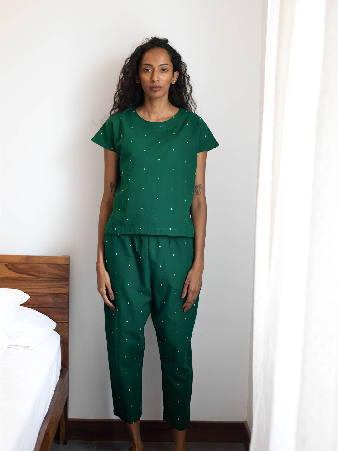 Emerald Breaths Pyjama Set