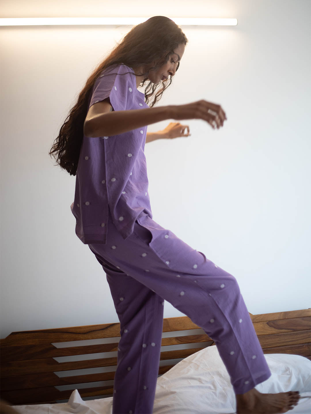 Lilac Drizzle Pyjama Set