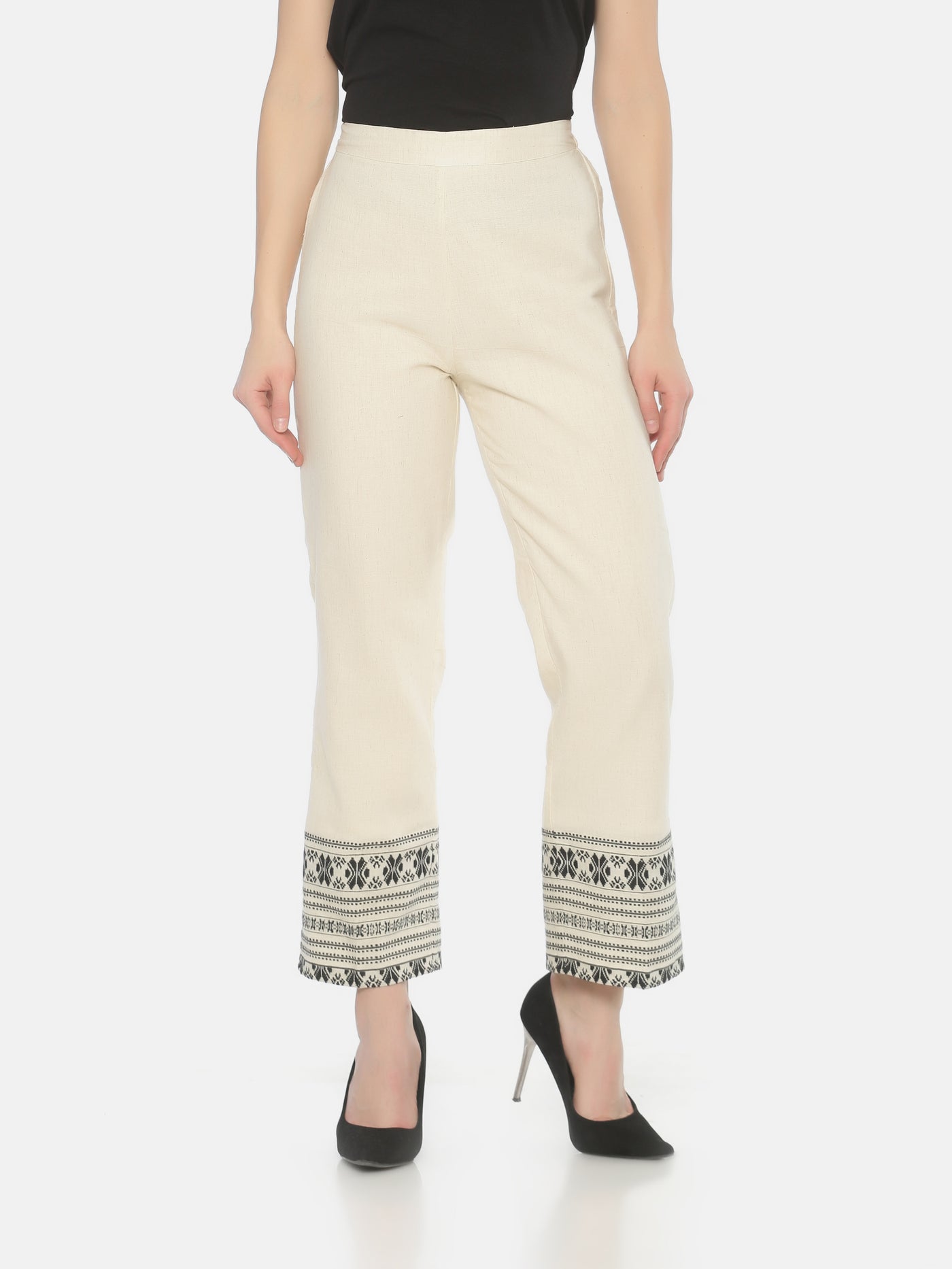 Cotton Elastic Pants - Studio Y
