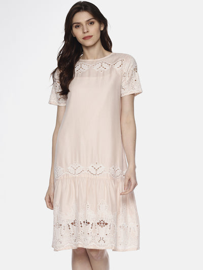 Pink Lace Frill Dress - Studio Y