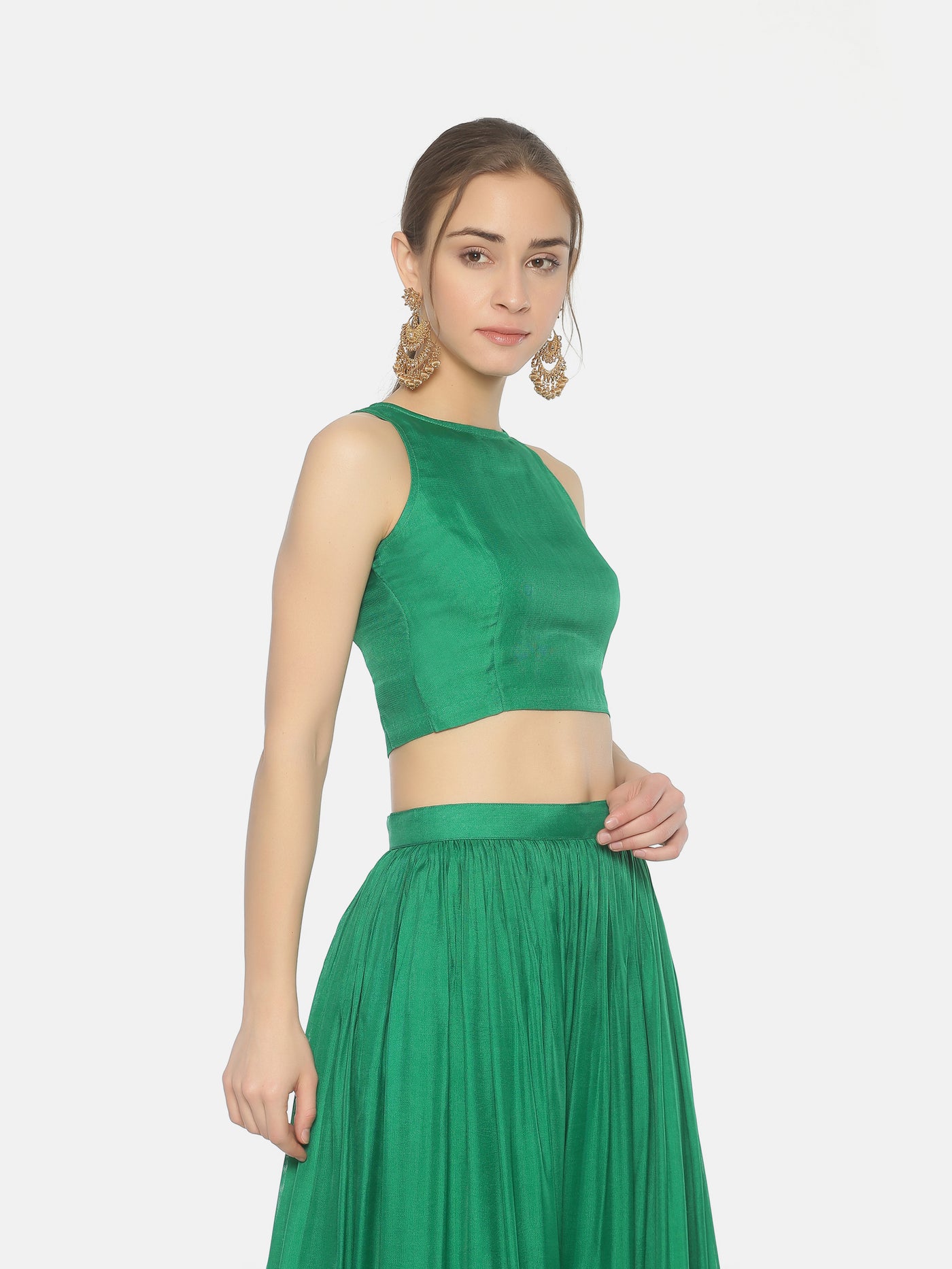 Shamrock Green Blouse - Studio Y