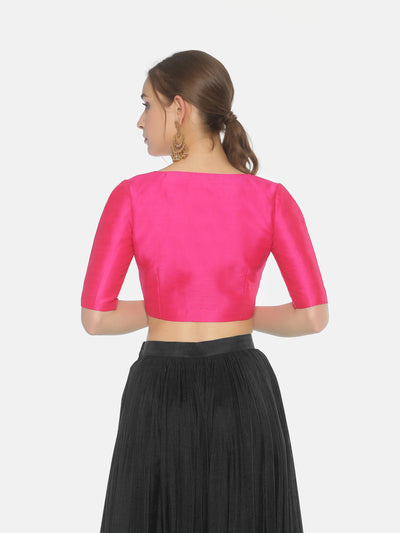 Pink Raw Silk Blouse - Studio Y