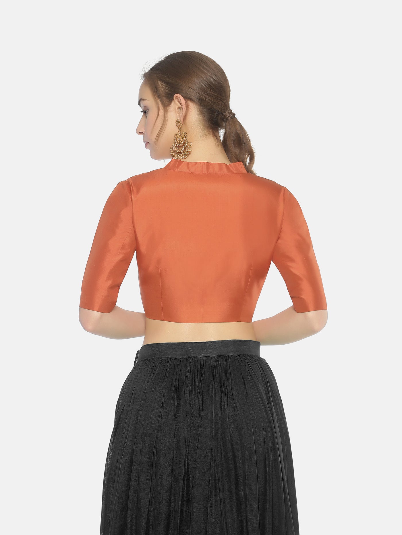 Orange Blouse - Studio Y - Online Shopping