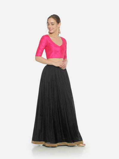 Pink Raw Silk Blouse - Studio Y
