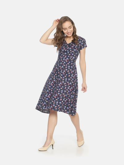 Floral Dress Blue - Studio Y