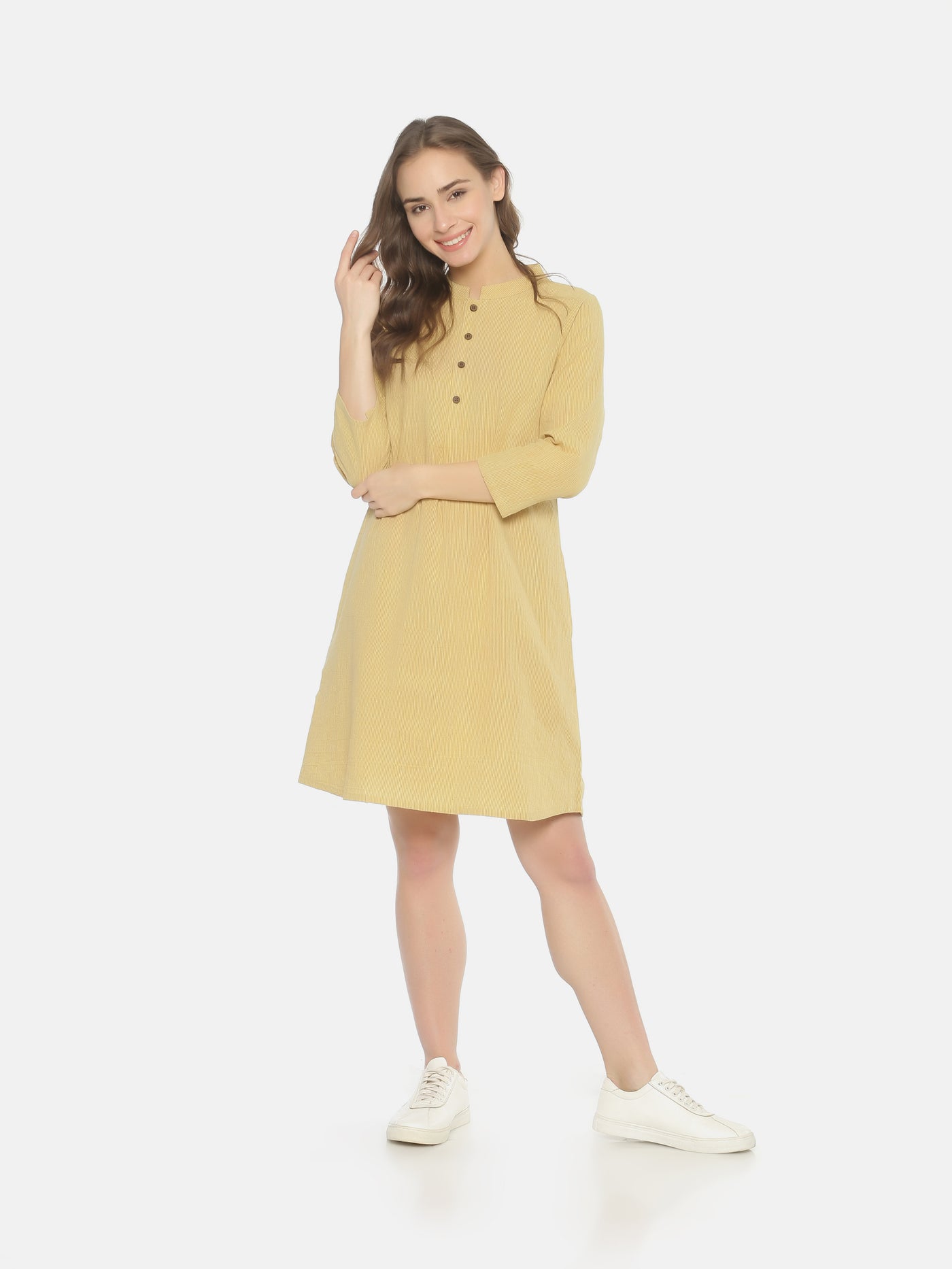 Shirt Pleat Dress - Studio Y