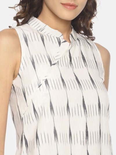 Cross Neck Ikat Top - Studio Y