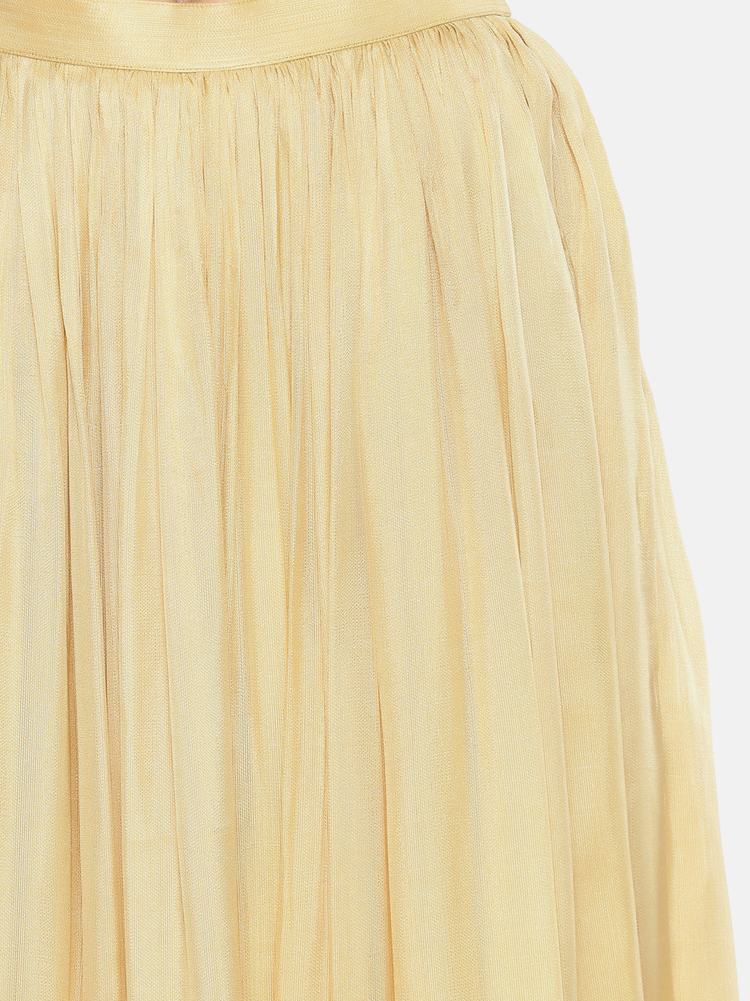 Light Yellow Gathers Skirt - Studio Y