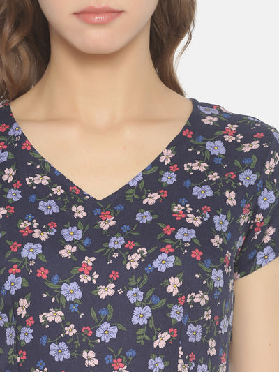 Floral Dress Blue - Studio Y